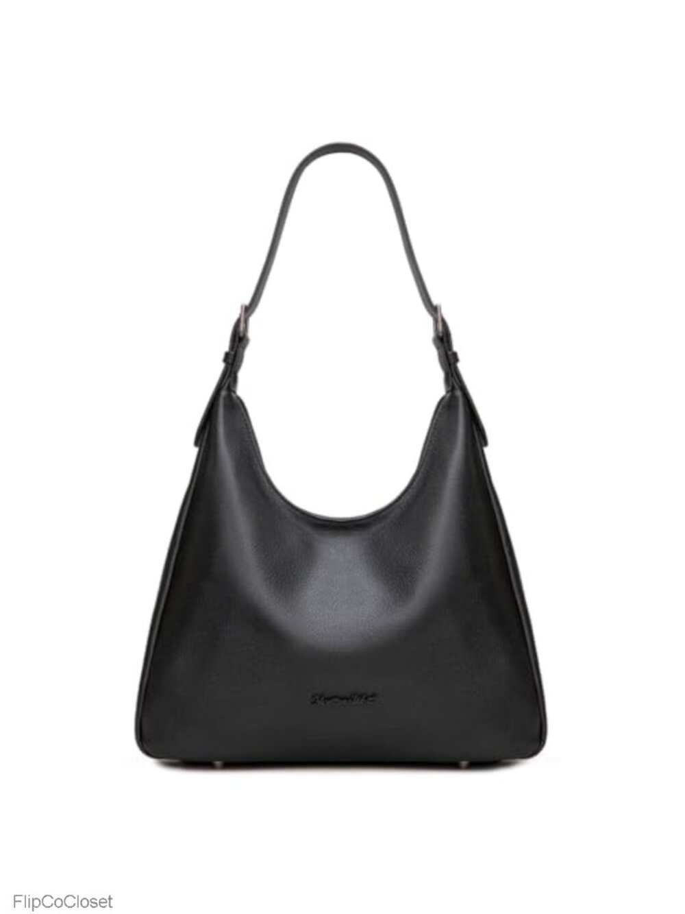 Hobo Shoulder Bag for Women Faux Leather Multi-Pocket Adjustable Strap